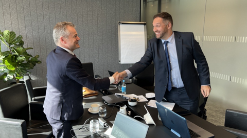 SVP Sales VARD Runar Vågnes and Tom Nevin CEO Purus Wind