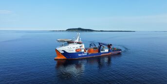 Sea trial 922 Calypso Van Oord