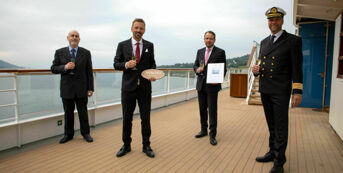 Handover of HANSEATIC spirit photo Niklas Faralisch Hapag Lloyd Cruises 1