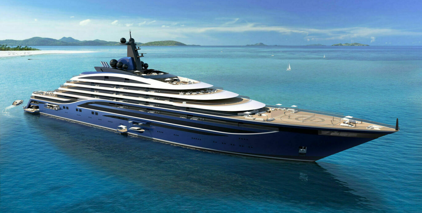 222 meter yacht