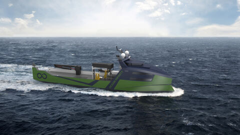 Ocean Infinity - Marine Robotic Vessels - focal point to the left used for quote